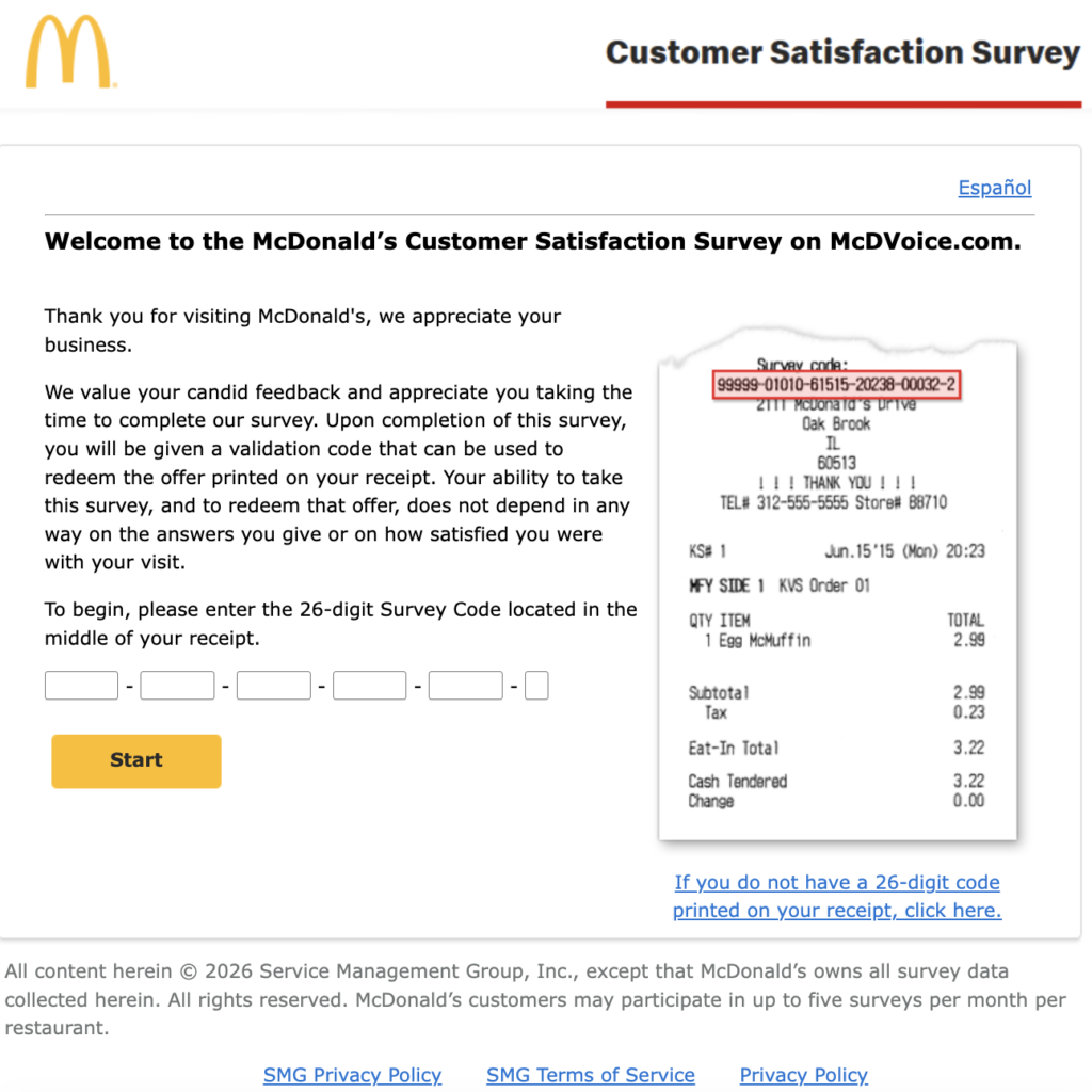 McDVoice Survey